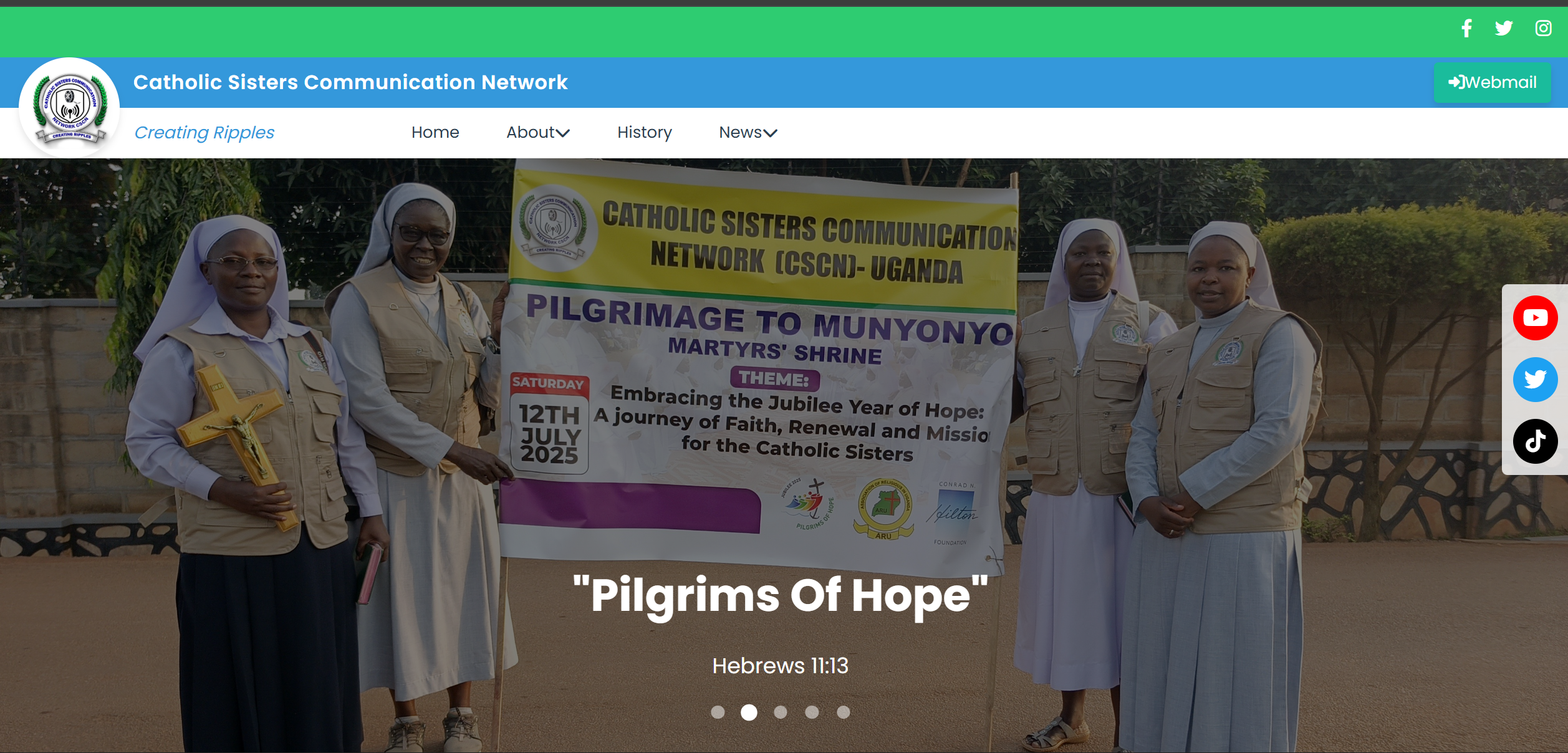 Catholic sisters Communication Network website